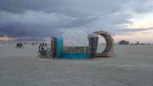 Mechanica Musica side view, Burning Man 2016